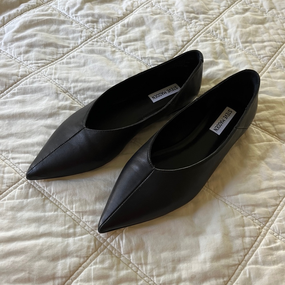 Steve Madden Black Idaline Loafers